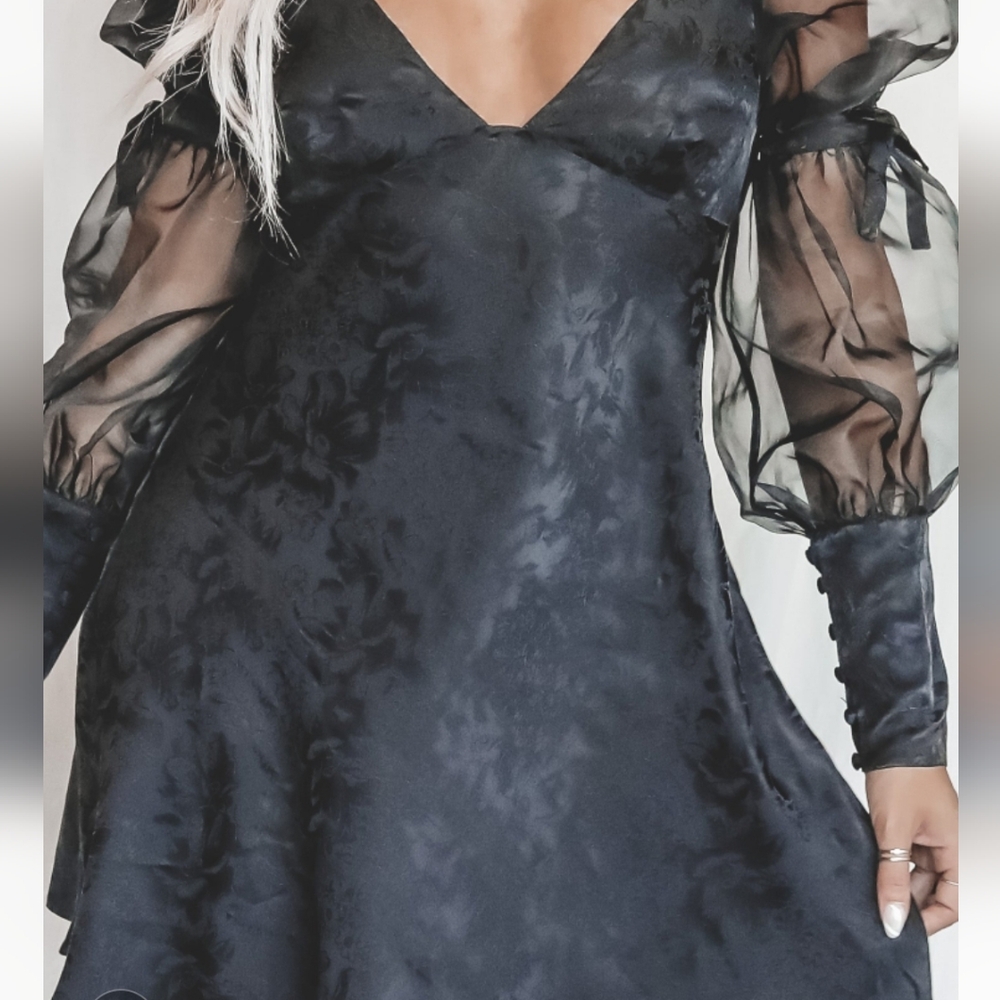 SLEEVE MINI DRESS - FOR LOVE & LEMON - Picture 7 of 11